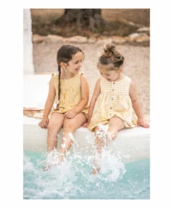 Best Pirce 🎉 Balbina 👗 Dress Yellow 1+ in the family Fashion Baby, Children 🎁 -Outlet Kids' Fashion Store balbina dress yellow 1 in the family fashion baby children 2