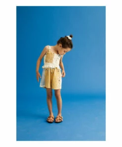 Best Sale 🛒 Bandana Smocked Top White the new society Fashion Teen, Children ⌛ -Outlet Kids' Fashion Store bandana smocked top white the new society fashion teen children 2