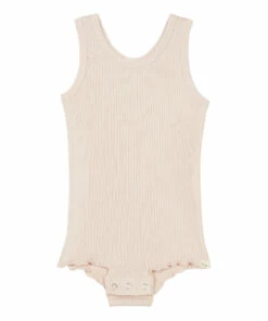 Outlet 🤩 Barcelona Silk and Cotton Playsuit Powder pink Minimalisma Fashion Baby, Children ✔️