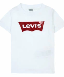Best Pirce 🤩 Batwing T-Shirt White Levi's Fashion Teen, Children 👏