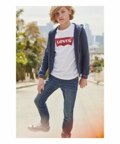 Discount ⭐ Batwing T-Shirt White Levi's Fashion Teen, Children 😍 -Outlet Kids' Fashion Store batwing t shirtbatwing t shirt white levi s fashion teen children 2