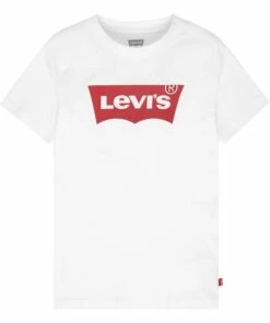 Discount ⭐ Batwing T-Shirt White Levi's Fashion Teen, Children 😍