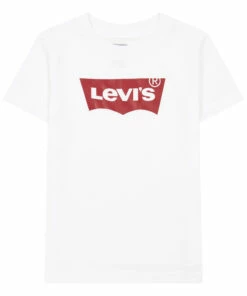 Cheap 😀 Batwing T-shirt White Levi's Fashion Teen, Children ❤️