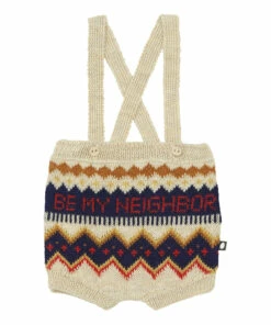 New 🛒 Be My Neighbor Baby Alpaca Wool Shorts Beige Oeuf NYC Fashion Children 😍