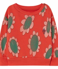Wholesale ✔️ Bear Floral Sweatshirt Red The Animals Observatory Fashion Teen, Baby, Children 🔥