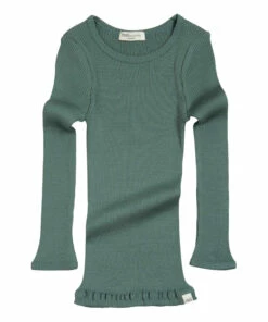 Buy 🤩 Bergen Silk T-shirt Chrome green Minimalisma Fashion Children 💯