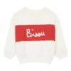 Best Sale 💯 Big Bisou organic cotton sweatshirt White Mathilde Cabanas Fashion Baby, Children 🎉