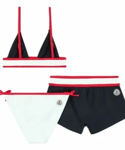Best deal 🤩 Bikini - 2 pieces Black Moncler Fashion Teen, Children 😍 -Outlet Kids' Fashion Store bikini 2 piecesbikini 2 pieces black moncler fashion teen children 2