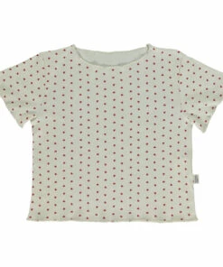 Best Pirce 💯 Birch Organic Cotton T-shirt Red Poudre Organic Fashion Teen, Children ✨