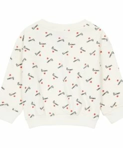 Cheapest 😍 Bisou organic cotton sweatshirt White Mathilde Cabanas Fashion Baby, Children 😍 -Outlet Kids' Fashion Store bisou organic cotton sweatshirtbisou organic cotton sweatshirt white mathilde cabanas fashion baby children 5