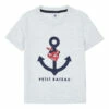 Brand new 🎉 Blason T-shirt Grey Petit Bateau Fashion Children 🛒