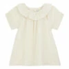 Promo ⌛ Bleur Double Organic Cotton Muslin Blouse White Petit Bateau Fashion Children ⌛