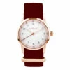 Deals ❤️ Blossom Wristwatch Burgundy Millow Fashion Children ❤️