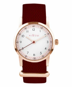 Deals ❤️ Blossom Wristwatch Burgundy Millow Fashion Children ❤️