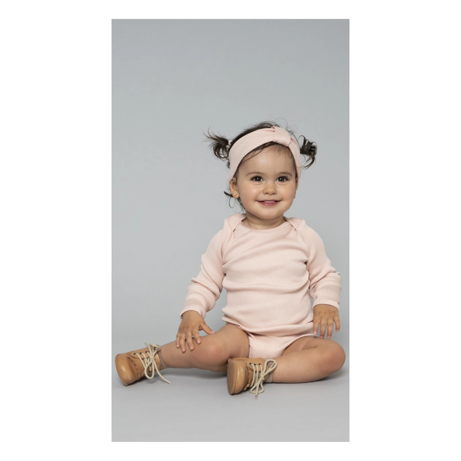 Cheapest ❤️ Bono Silk and Cotton Playsuit Powder pink Minimalisma Fashion Baby, Children ❤️ 3 Cheapest ❤️ Bono Silk and Cotton Playsuit Powder pink Minimalisma Fashion Baby, Children ❤️ - Image 3