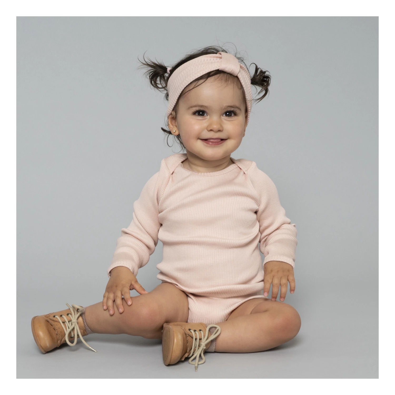 Cheapest ❤️ Bono Silk and Cotton Playsuit Powder pink Minimalisma Fashion Baby, Children ❤️ 4 Cheapest ❤️ Bono Silk and Cotton Playsuit Powder pink Minimalisma Fashion Baby, Children ❤️ - Image 4