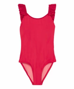 Top 10 👏 Bora Bora Recycled Fibre 🩱 Swimsuit Cherry red Lison Paris Fashion Teen, Children 👍