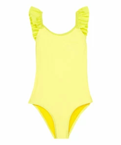 Budget 🎉 Bora Bora Recycled Fibre 🩱 Swimsuit Yellow Lison Paris Fashion Teen, Children 🌟