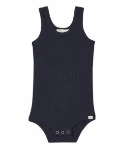 New 💯 Bornholm Silk and Cotton Playsuit Navy blue Minimalisma Fashion Baby, Children 🎉