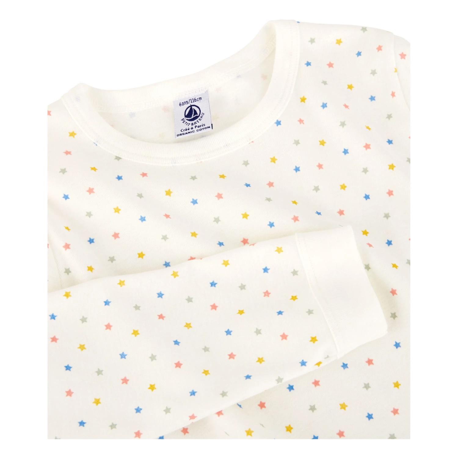 Outlet ๐ฅ Bouche Organic Cotton Pyjamas Cream Petit Bateau Fashion Children โ๏ธ 2 Outlet ๐ฅ Bouche Organic Cotton Pyjamas Cream Petit Bateau Fashion Children โ๏ธ - Image 2