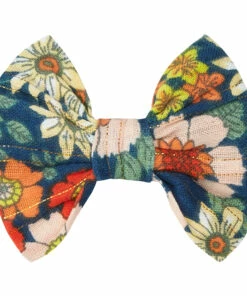 Outlet 🎁 Bow Hair Clip Navy blue Bonton Fashion Children 🧨