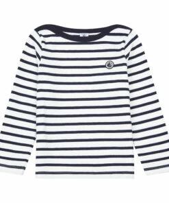 Brand new 🎉 Bradition Organic Cotton T-shirt Navy blue Petit Bateau Fashion Children 🧨