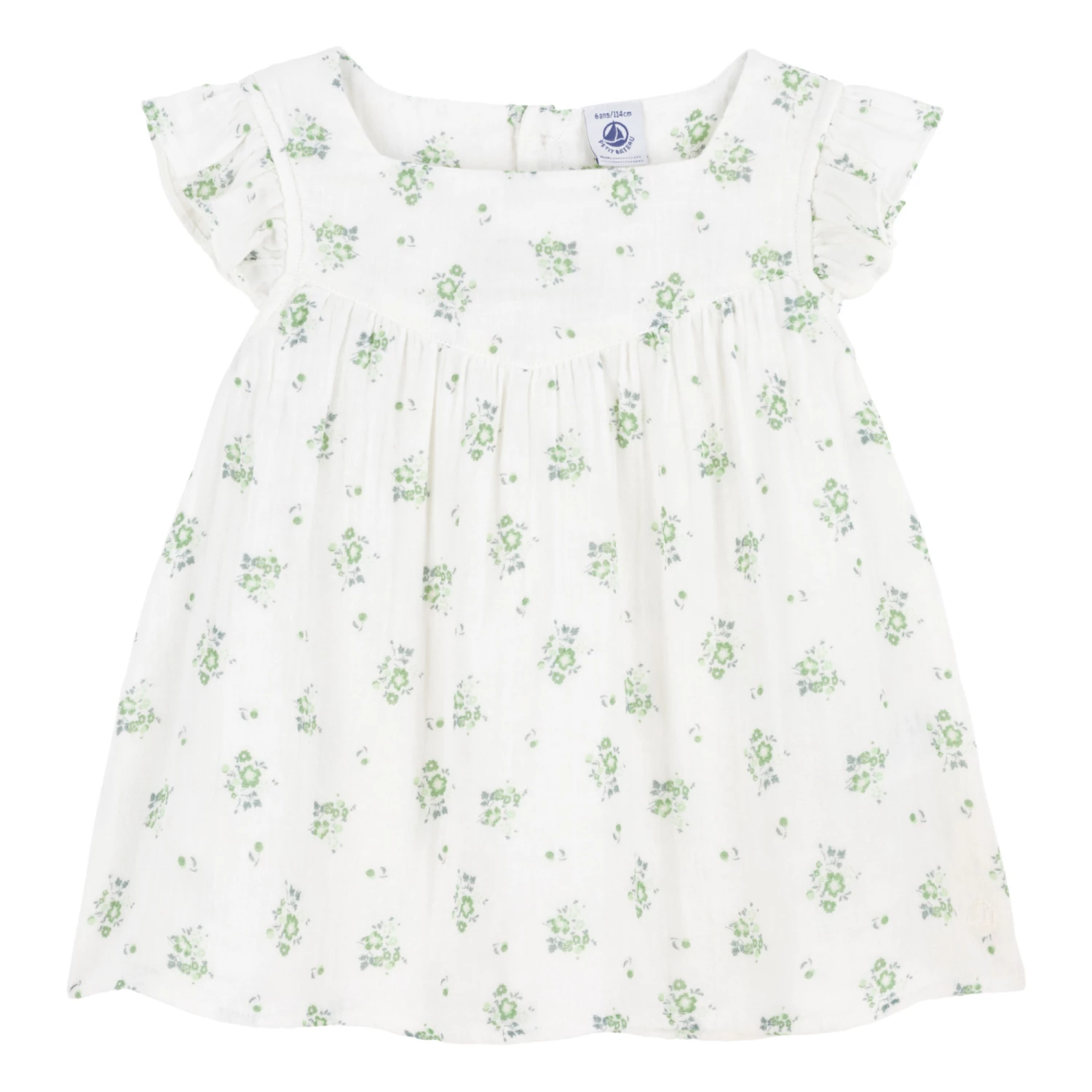 Budget 💯 Branchey Organic Cotton Blouse Off white Petit Bateau Fashion Children 🛒 1 Budget 💯 Branchey Organic Cotton Blouse Off white Petit Bateau Fashion Children 🛒