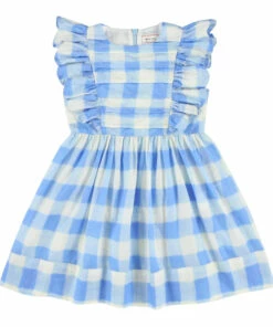 Top 10 ๐ฅ Breeze Gingham Mini ๐ Dress Blue Morley Fashion Teen, Children โค๏ธ
