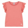 Wholesale ⭐ Breeze T-shirt Powder pink Petit Bateau Fashion Children ⌛