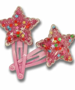 Wholesale 👍 Bright Star Hair Slides Pink Milk x Soda Fashion Children 🛒