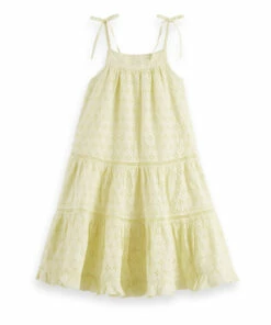 Brand new 🎉 Broderie Anglaise Organic Cotton 👗 Dress Pale yellow Scotch & Soda Fashion Teen, Children 🔔 -Outlet Kids' Fashion Store broderie anglaise organic cotton dress pale yellow scotch soda fashion teen children 2
