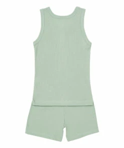 Best Pirce ❤️ Bruit Lyocell Pyjamas Green Petit Bateau Fashion Children ⭐ -Outlet Kids' Fashion Store bruit lyocell pyjamas green petit bateau fashion children 2