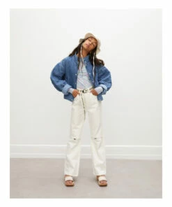 Deals 🤩 Buddy Jacket Denim Les Coyotes de Paris Fashion Teen, Children ⌛ -Outlet Kids' Fashion Store buddy jacket denim les coyotes de paris fashion teen children 1