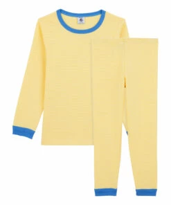 Deals 💯 Bunny Organic Cotton Pyjamas Yellow Petit Bateau Fashion Children 😍