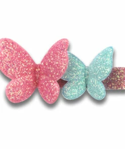 Promo 🤩 Butterfly Hair Slide Pink Milk x Soda Fashion Children 🛒