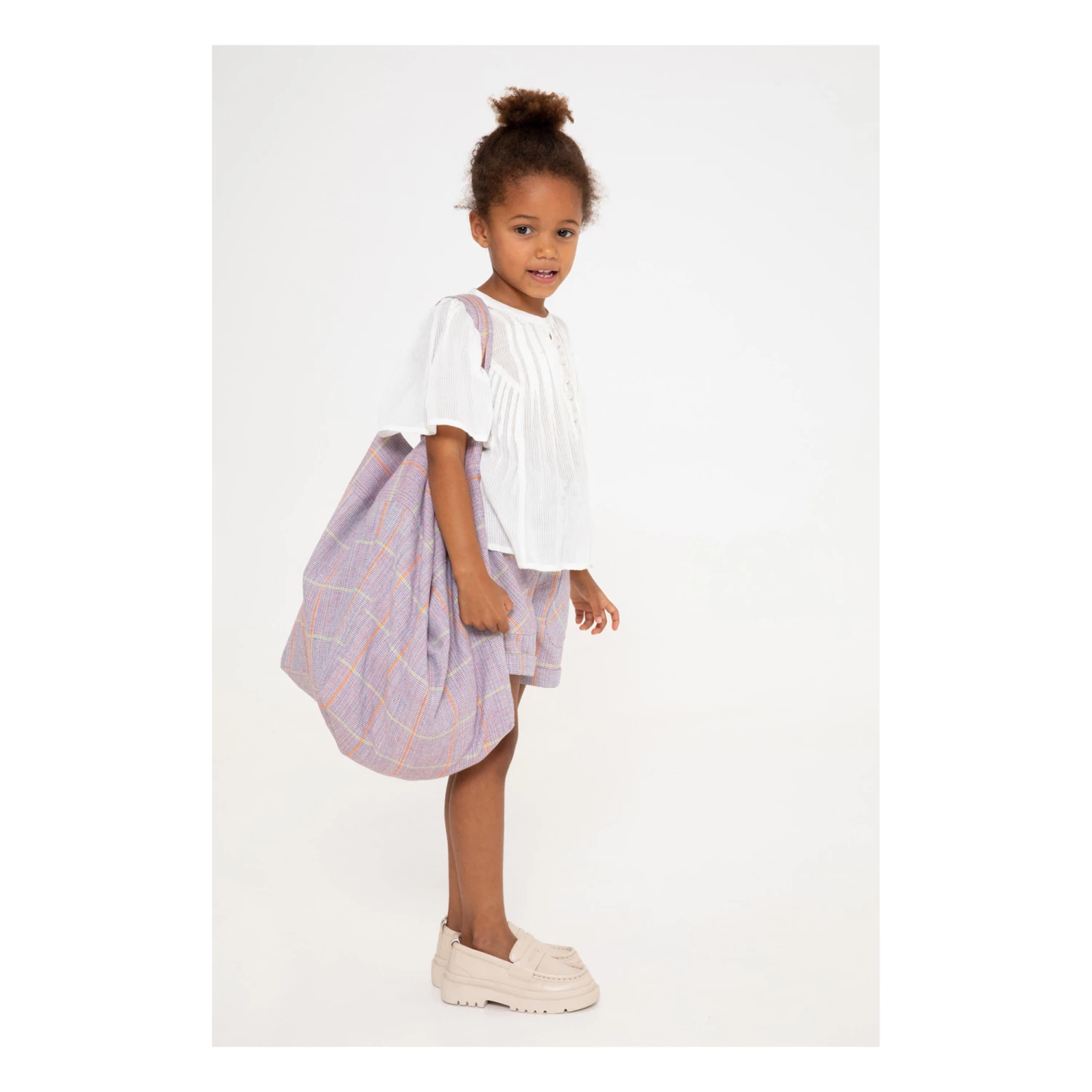 Coupon ๐ Button-Up Blouse White Simple Kids Fashion Teen, Children ๐ 3 Coupon ๐ Button-Up Blouse White Simple Kids Fashion Teen, Children ๐ - Image 3