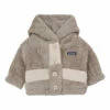 Promo 👏 Button-Up Recycled Fibre Sweatshirt Taupe brown Patagonia Fashion Baby, Children ✔️