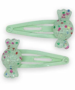 Buy 🤩 Candy Hair Clips Green Milk x Soda Fashion Children 😍