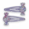 Best Pirce 👍 Candy Hair Clips Purple Milk x Soda Fashion Children 😍