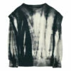 New 👍 Carly Tie-Dye Sweatshirt Black Finger in the nose Fashion Teen, Children ✨