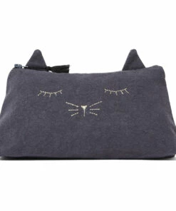 Brand new 🛒 Cat Pouch Charcoal grey Emile et Ida Fashion Children 🔥