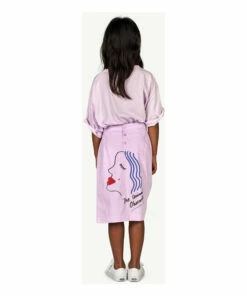 Cheap ⭐ Cat Skirt Mauve The Animals Observatory Fashion Children 🛒 -Outlet Kids' Fashion Store cat skirt mauve the animals observatory fashion children 2