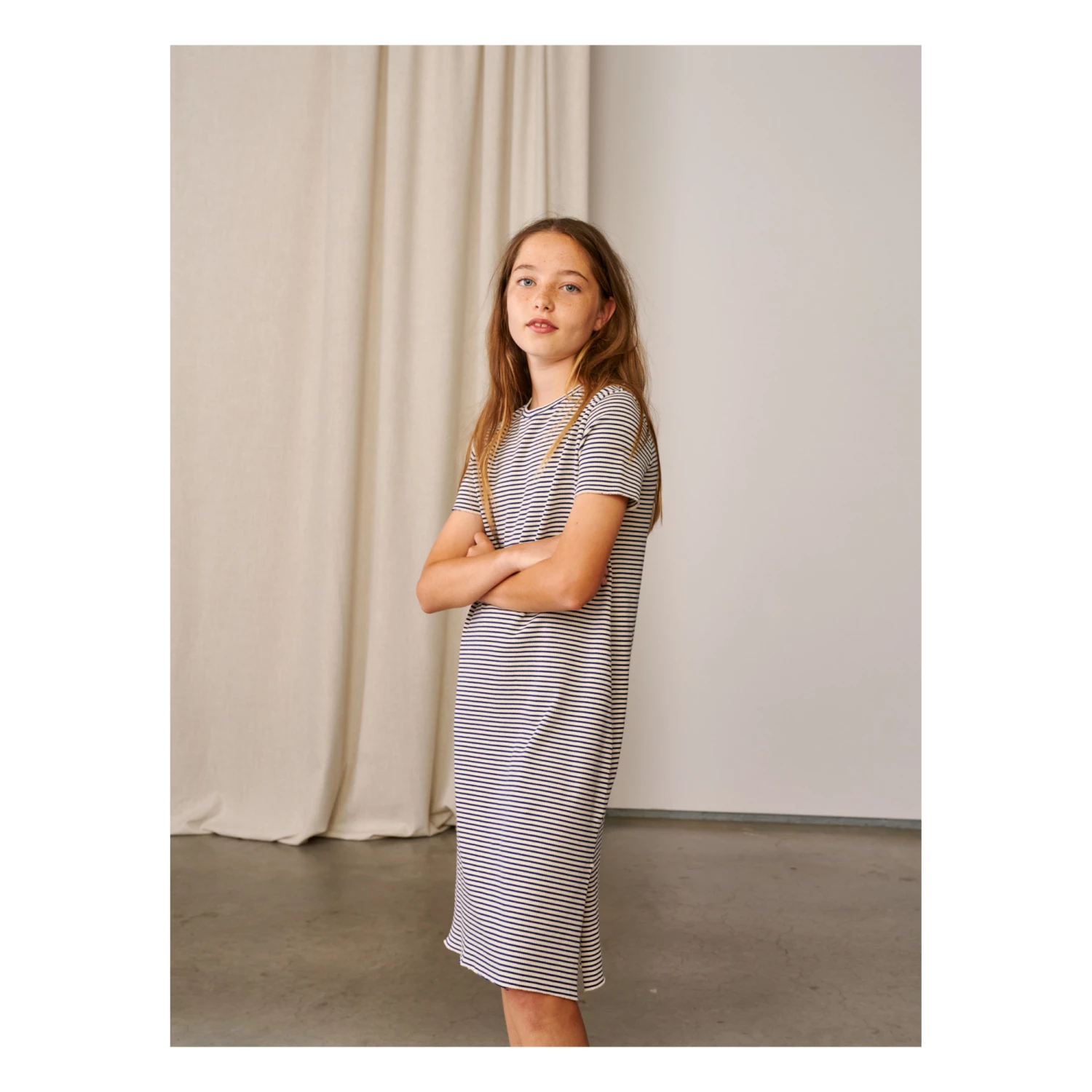 Cheap ๐ Cath Striped ๐ Dress White Bellerose Fashion Teen, Children ๐งจ 3 Cheap ๐ Cath Striped ๐ Dress White Bellerose Fashion Teen, Children ๐งจ - Image 3