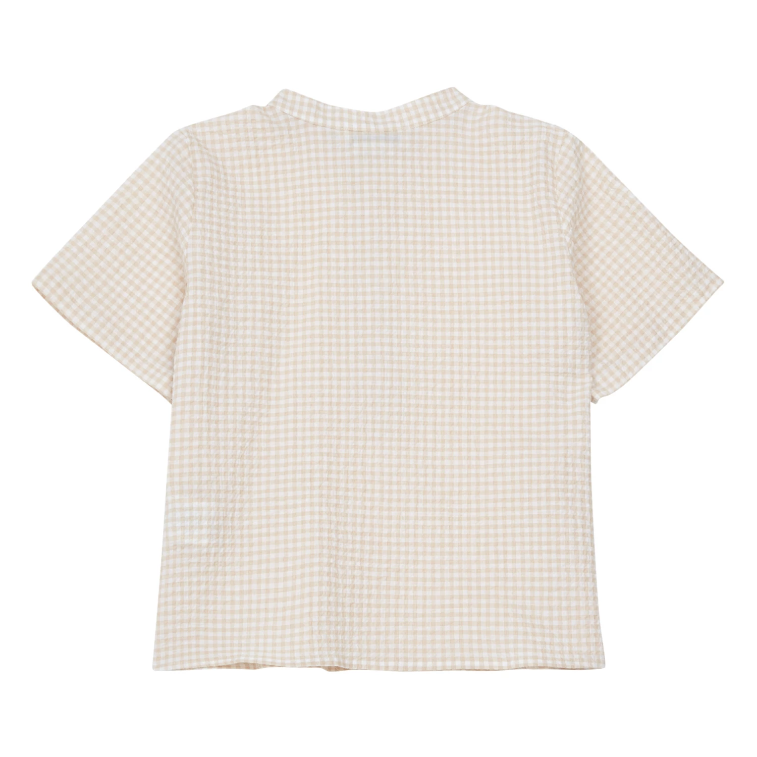 Best Sale ๐ Cesar Seersucker Kurta Shirt Beige Bonpoint Fashion Teen, Children ๐ 3 Best Sale ๐ Cesar Seersucker Kurta Shirt Beige Bonpoint Fashion Teen, Children ๐ - Image 3