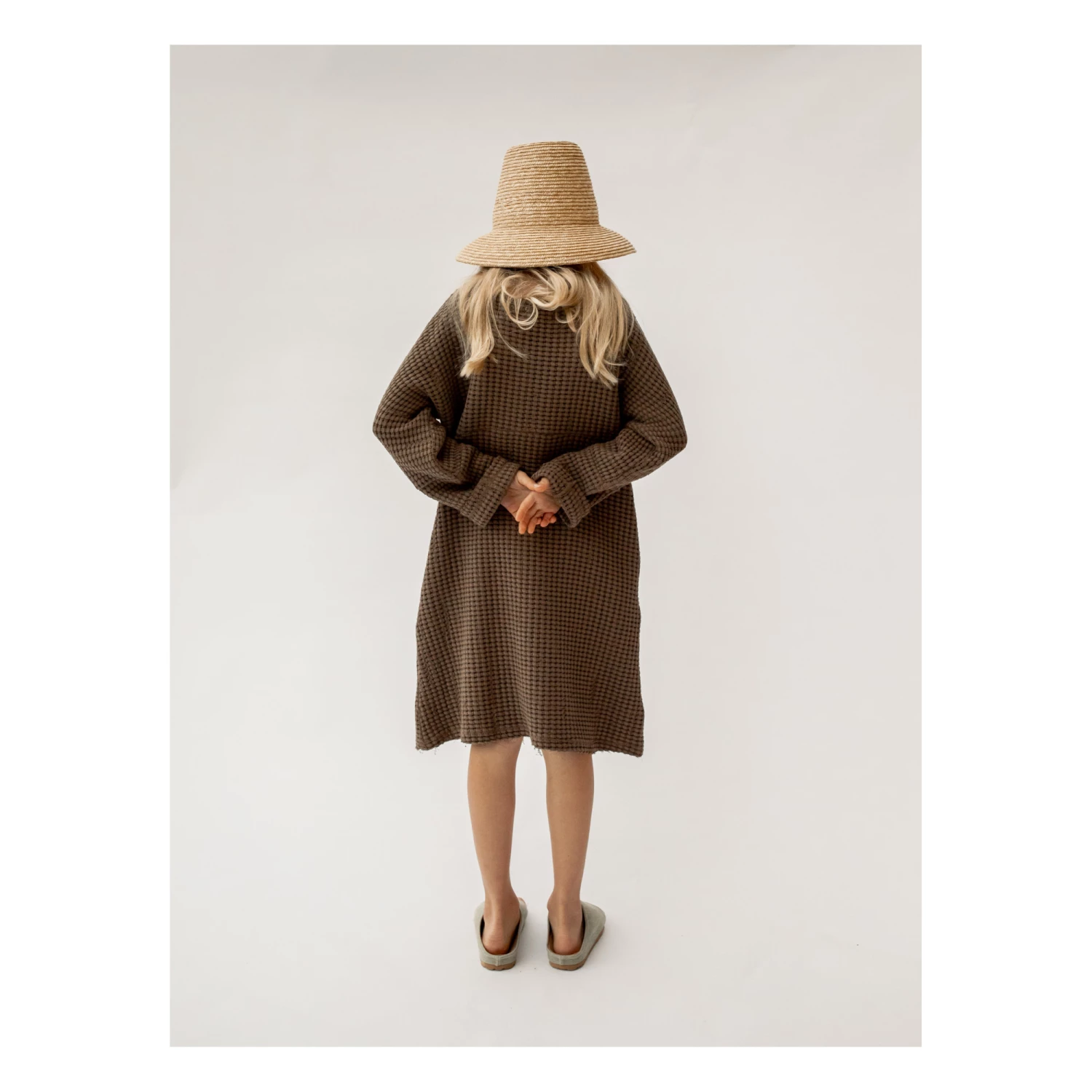 Cheap ๐ Ceylan Organic Cotton Waffle ๐ Dress Chocolate Yoli & Otis Fashion Children ๐ 6 Cheap ๐ Ceylan Organic Cotton Waffle ๐ Dress Chocolate Yoli & Otis Fashion Children ๐ - Image 6