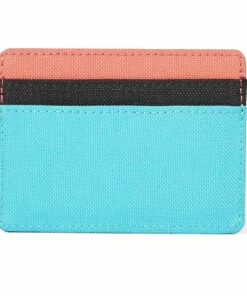 Deals 👏 Charlie Card Holder Blue Herschel Fashion Teen, Children 👏 -Outlet Kids' Fashion Store charlie card holdercharlie card holder blue herschel fashion teen children 2