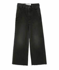 Promo 🎁 Charlie Cropped 👖 Jeans Denim black Finger in the nose Fashion Teen, Children 👏