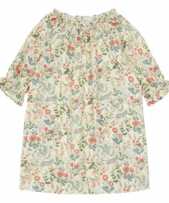 Coupon 🛒 Charlie Exclusive Liberty Print 👗 Dress Ecru Bonton Fashion Children 🤩