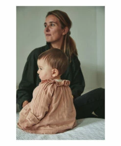 Coupon 🧨 Charm Double Cotton Muslin Blouse Dusty Pink Poudre Organic Fashion Baby, Children 🎉 -Outlet Kids' Fashion Store charm double cotton muslin blouse dusty pink poudre organic fashion baby children 5