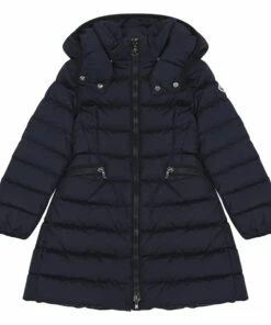Wholesale ✔️ Charpal Long Down Jacket Navy blue Moncler Fashion Teen, Children 🌟